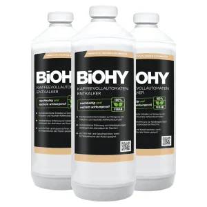 Null BiOHY Kaffeevollautomaten Entkalker (2x1l Flasche) | Ideal Zur Entkalkung Von Allen Kaffeemaschinen | Ca. 20 Entkalkungsvorgänge/Flasche 15