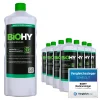 BiOHY Bodenreiniger (9x1l Flasche) | Konzentrat Für Alle Reinigungsgeräte Und Alle Hartböden | Angenehmer Geruch Und Streifenfreie Reinigung 25