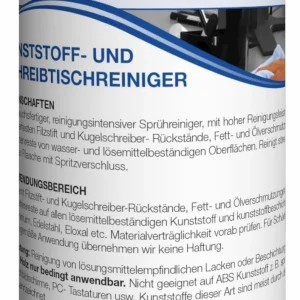 ARCORA Kunststoff-und Schreibtischreiniger SCHACHMATT, 500ml 13