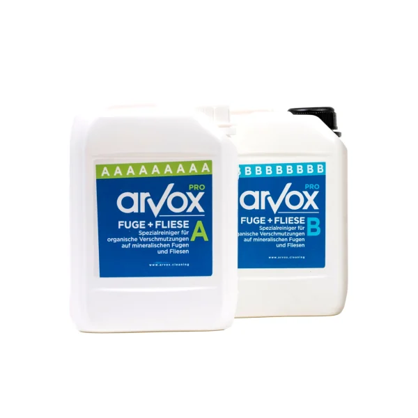 Null Arvox Pro Fugen + Fliesen Spezialreiniger – Fugenreiniger Bad Fliesen – Sanitärreiniger – Grout Cleaner – Reiniger – 2×0,5L Set 3