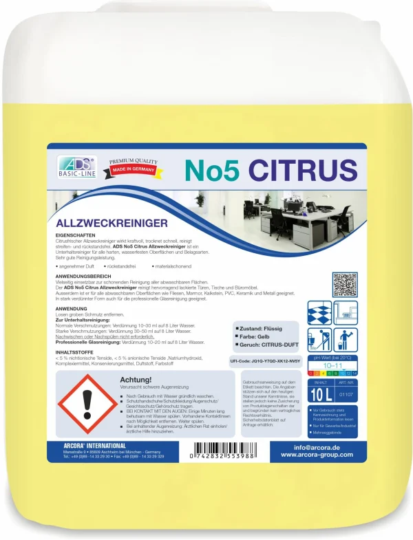 ARCORA Kühlhausreiniger Bis -30°C ORKAN, 10L 3