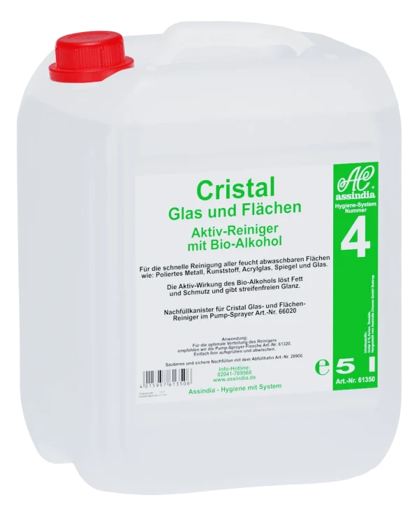 Assindia Cristal Glas Und Flächen Reiniger 5l 1