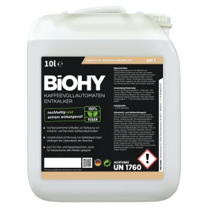 Null BiOHY Kaffeevollautomaten Entkalker (50x10l Kanister) | Ideal Zur Entkalkung Von Allen Kaffeemaschinen | Ca. 20 Entkalkungsvorgänge/Flasche 19