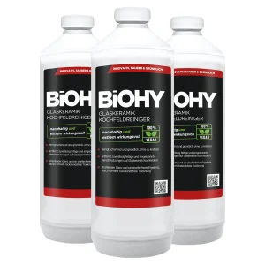 BiOHY Glaskeramik Kochfeldreiniger (50x10l Kanister) | Optimal Zur Reinigung Und Pflege Von Kochfeld Und Induktion | Geeignet Für ALLE GERÄTE 17