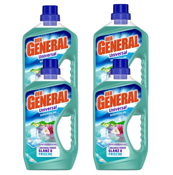 Null Der General Allzweckreiniger Bergfrühling Reinigungsmittel 2×750 Ml Reiniger 4