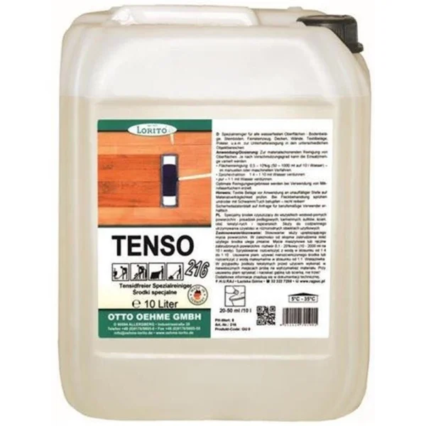 Lorito Spezialwischpflege Tenso 216 Tensidfrei 10 Liter 1
