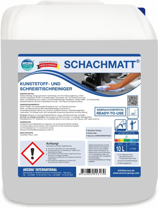 ARCORA Gebrauchsfertiger Küchenreiniger FAT-CLEAN, 10L 6