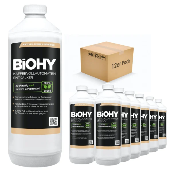 Null BiOHY Kaffeevollautomaten Entkalker (10l Kanister) | Ideal Zur Entkalkung Von Allen Kaffeemaschinen | Ca. 20 Entkalkungsvorgänge/Flasche 6