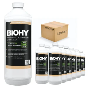 Null BiOHY Kaffeevollautomaten Entkalker (3x1l Flasche) | Ideal Zur Entkalkung Von Allen Kaffeemaschinen | Ca. 20 Entkalkungsvorgänge/Flasche 13