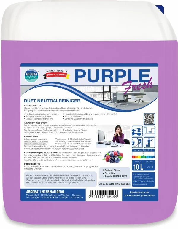 ARCORA Duft-Neutralreiniger PURPLE FRESH, 1L 3
