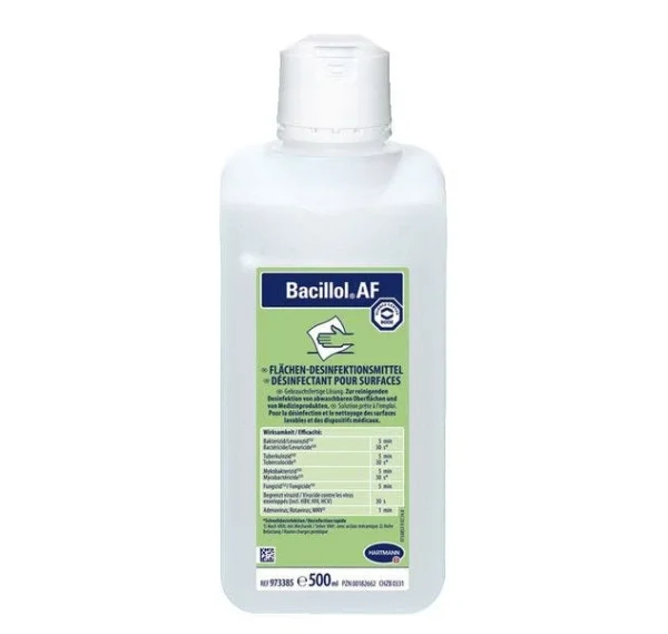 Null Schnelldesinfektion, Bode Bacillol AF, RKI U. VAH Zertifiziert, 4×500 Ml 1
