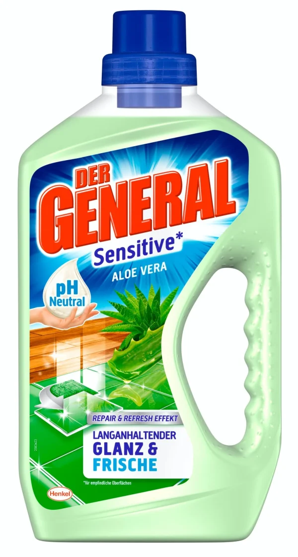 Null Der General Aloe Vera 8er Pack Allzweckreiniger PH-neutral 8×750 Ml Reinigen 7