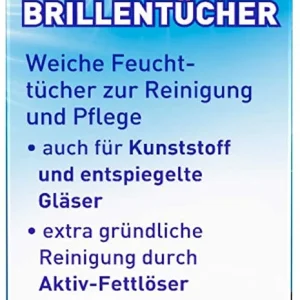 Null Sidolin Brillenputztücher 20 Stück Reinigungstücher Tücher Reinigen Putztuch 21