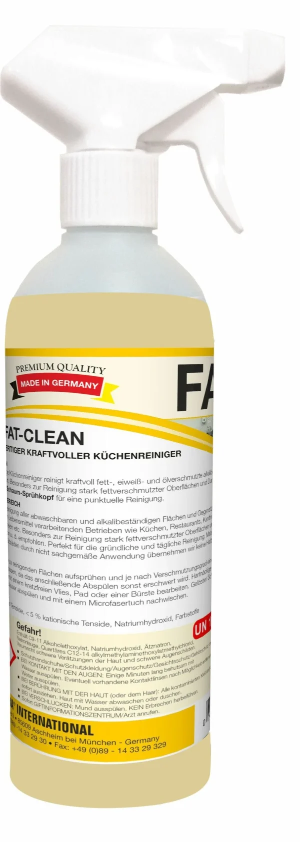 ARCORA Kunststoff-und Schreibtischreiniger SCHACHMATT, 500ml 6