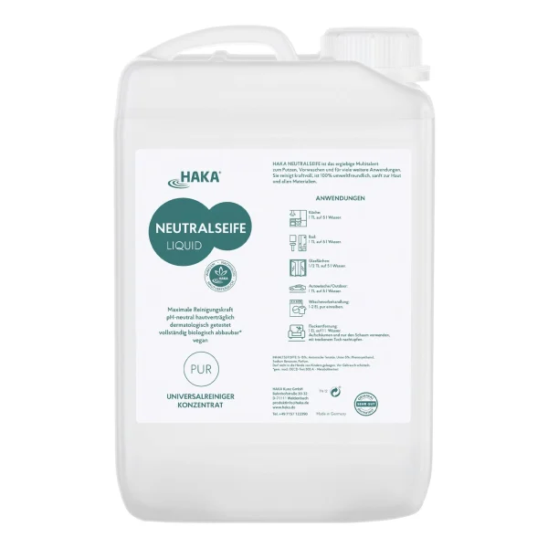 Null HAKA Neutralseife Liquid Pur Allzweckreiniger Für Haushalt Und Auto, 3 Liter 1