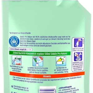 Null Sidolin Pro Nature PH-neutraler Glasreiniger Reinigung 250 Ml Nachfüllpack 14