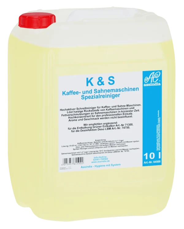 Assindia K&S Kaffee- & Sahnem.-Rein. Flüssig 1000ml 5