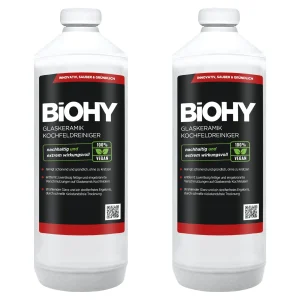 BiOHY Glaskeramik Kochfeldreiniger (6x1l Flasche) | Optimal Zur Reinigung Und Pflege Von Kochfeld Und Induktion | Geeignet Für ALLE GERÄTE 17