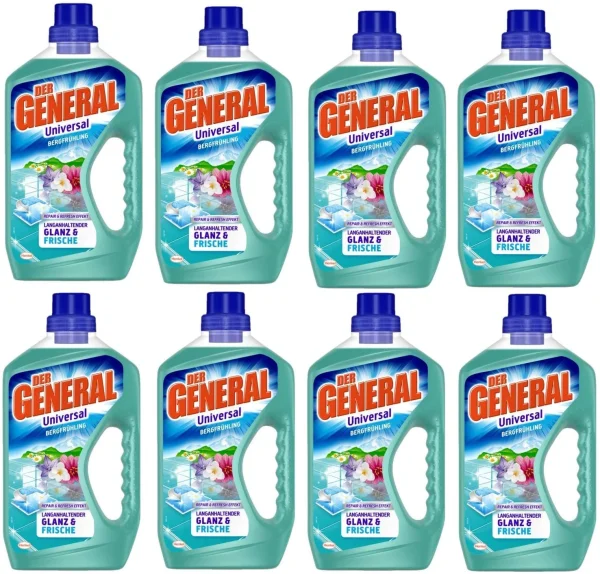 Null Der General Allzweckreiniger Bergfrühling Reinigungsmittel 2×750 Ml Reiniger 3