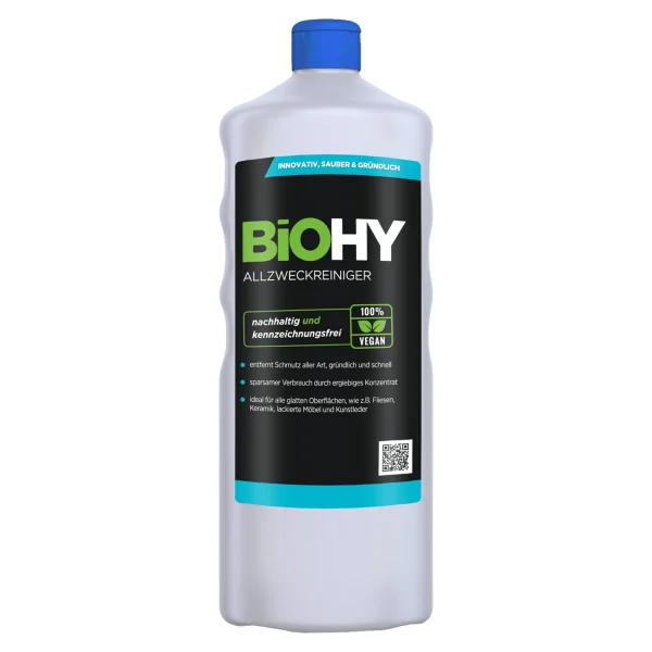BiOHY Allzweckreiniger Konzentrat (24x20l Kanister) | Schonender Profi – Universalreiniger Für Haushalt Und Auto | Vollständig Biologisch Abbaubar 5