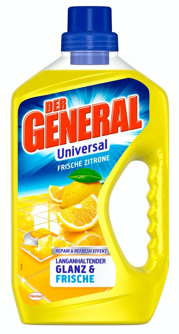 Null Der General Universal Frische Zitrone Allzweckreiniger 3×750 Ml Reinigungsmittel 7