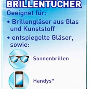 Null Sidolin Brillenputztücher 20 Stück Reinigungstücher Tücher Reinigen Putztuch 19
