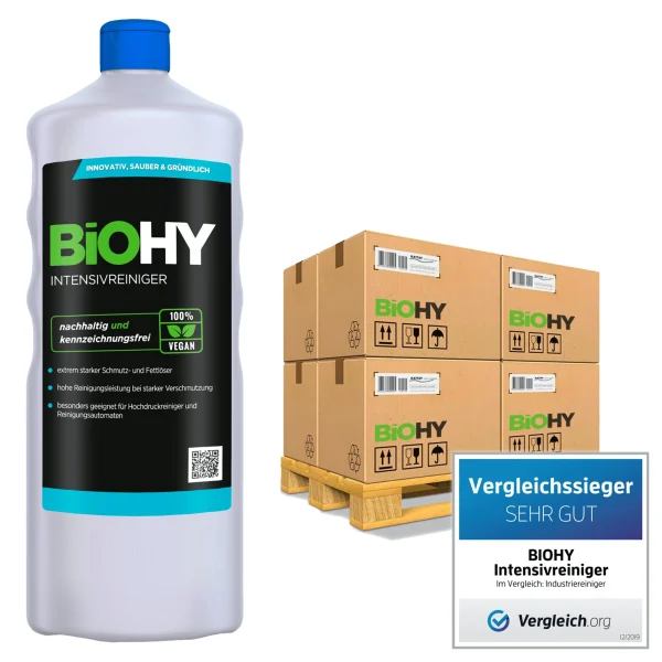 Null BiOHY Intensivreiniger Universal (10l Kanister) | Hochleistungs-INDUSTRIEREINIGER | Grundreiniger Ideal Für Hochdruckreiniger, Schaumarm 5
