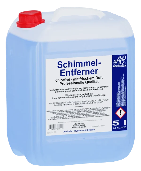 Assindia Schimmelentferner Mit Aktivchlor 10l 7