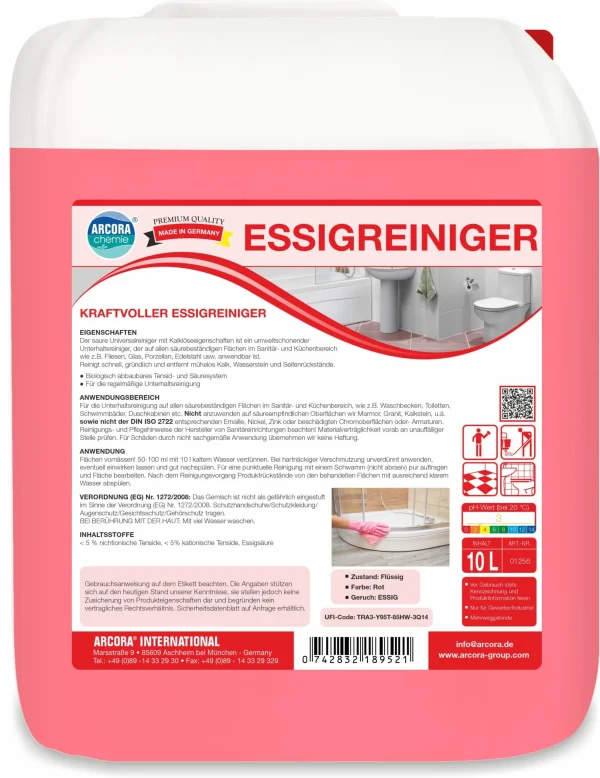 ARCORA Schnell Wirkendes Aktivreiniger-Konzentrat SPEED-CLEAN, 10L 6