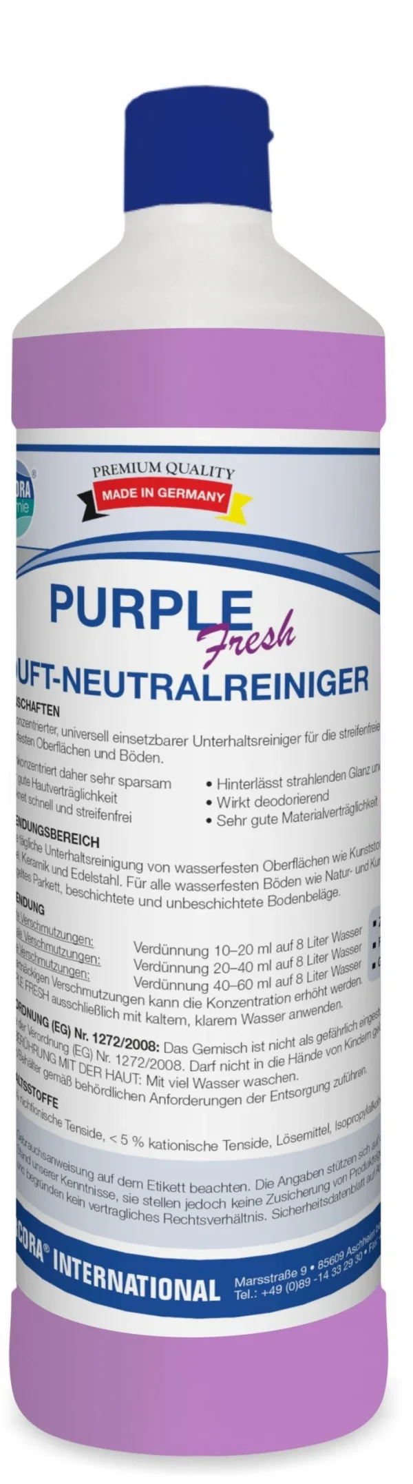 ARCORA Duft-Neutralreiniger PURPLE FRESH, 1L 1