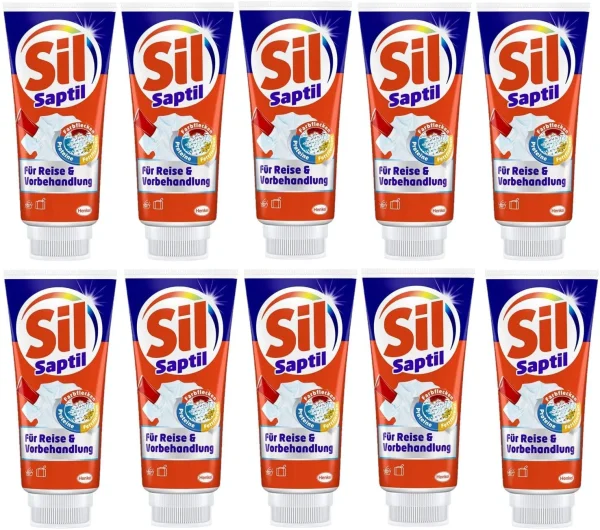 Null Sil Saptil Für Reise Vorbehandlung Universalfleckenentferner 10×200 Ml Reiniger 1