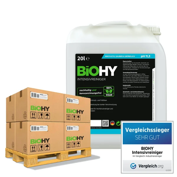 Null BiOHY Intensivreiniger Universal (10l Kanister) | Hochleistungs-INDUSTRIEREINIGER | Grundreiniger Ideal Für Hochdruckreiniger, Schaumarm 3