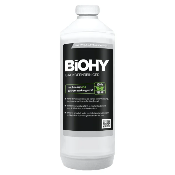 Null BiOHY Backofenreiniger Hochkonzentrat (12x1l Flasche) | Profi Grillreiniger, Fettlöser EXTRA STARK | Zur Einfachen Und Schnellen Ofenreinigung 3