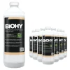 Null BiOHY Kaffeevollautomaten Entkalker (9x1l Flasche) | Ideal Zur Entkalkung Von Allen Kaffeemaschinen | Ca. 20 Entkalkungsvorgänge/Flasche 25